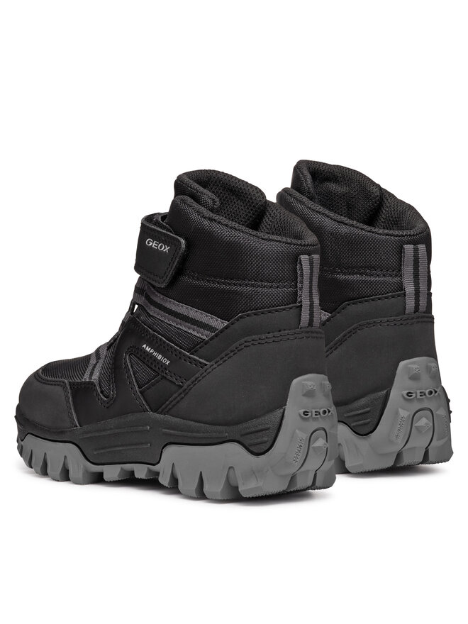Geox Kozačky Geox J Himalaya Boy B Abx J46FRD 050FU C9999 M Černá