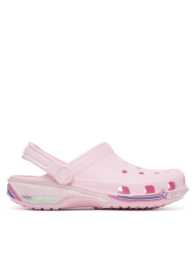 Crocs Natikači Crocs Star Sparkle Shaker Clog 211609 Roza