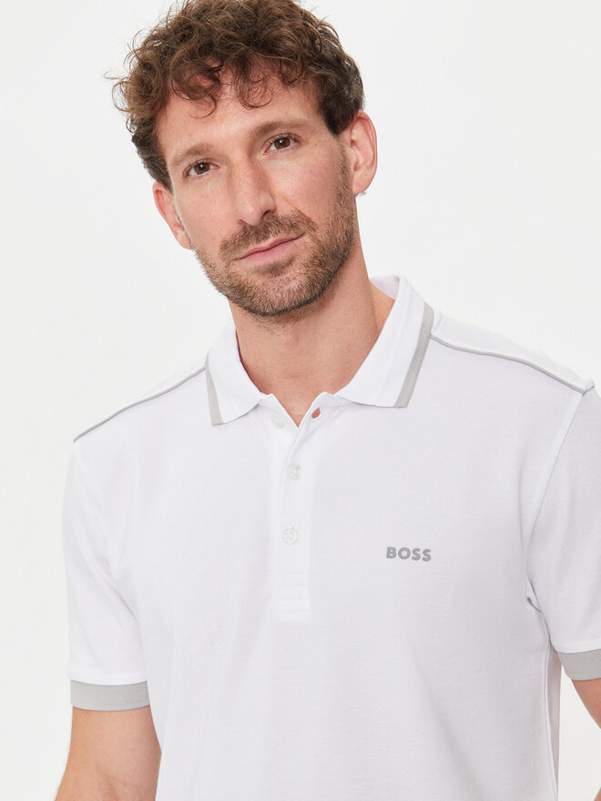 BOSS Boss Poloshirt Paddy 1 50512995 Weiß Regular Fit