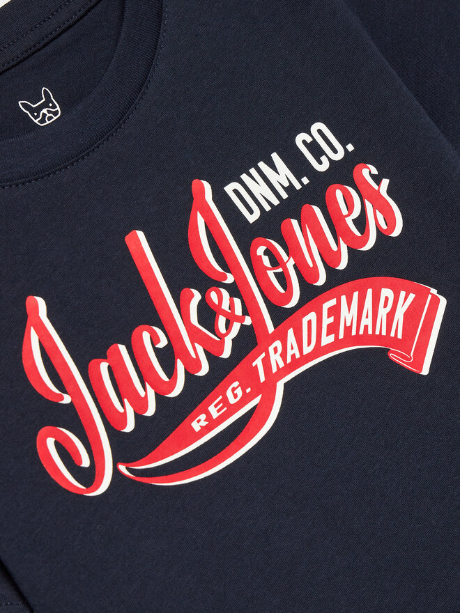 Jack&Jones Junior Jack&Jones Junior Póló 12257379 Sötétkék Standard Fit