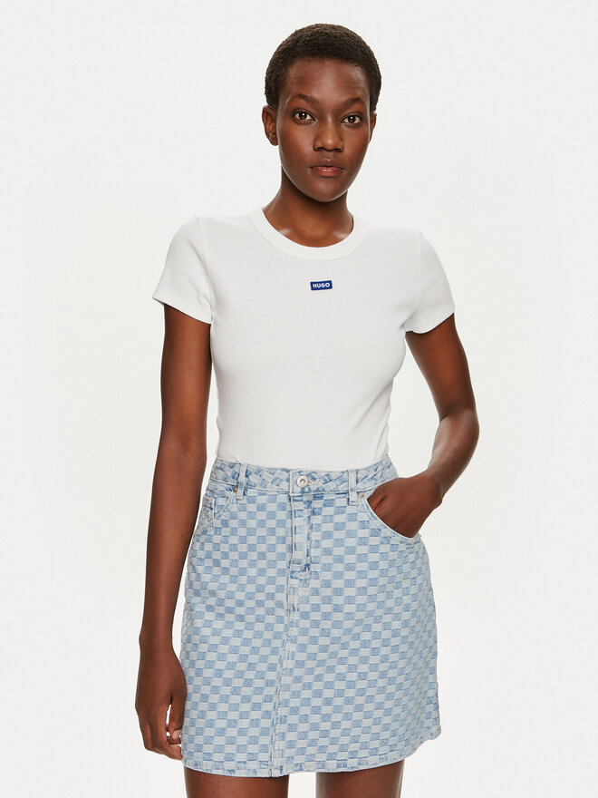 HUGO Hugo T-Shirt Easy 50523924 Weiß Slim Fit