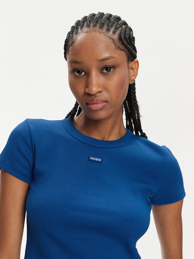HUGO Hugo T-Shirt Baby 50510749 Blau Slim Fit
