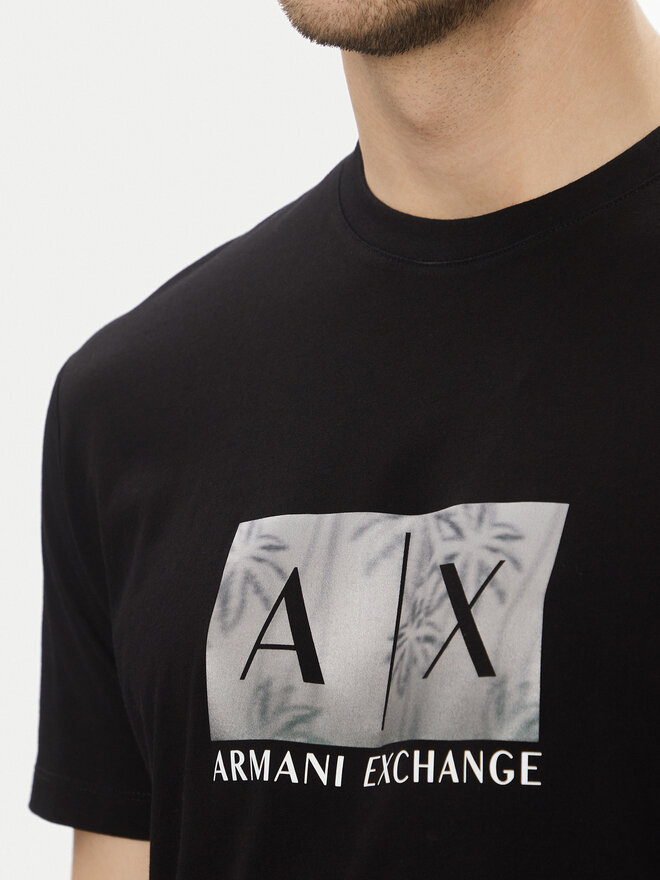 Armani Exchange Armani Exchange Футболка XM000555 AF10358 UC001 Чорний Regular Fit