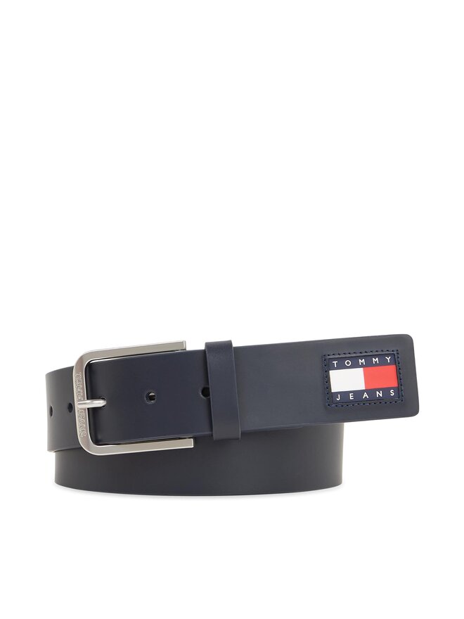 Tommy Jeans Férfi öv Tommy Jeans Tjm Adj. Leather 4.0 AM0AM12339 Sötétkék
