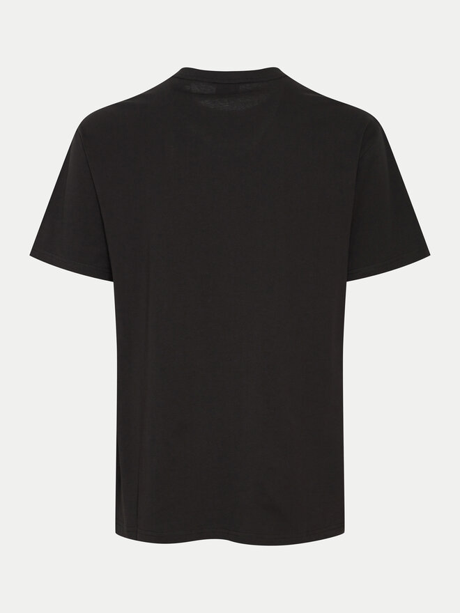 Solid Solid T-Shirt 21108237 Μαύρο Regular Fit