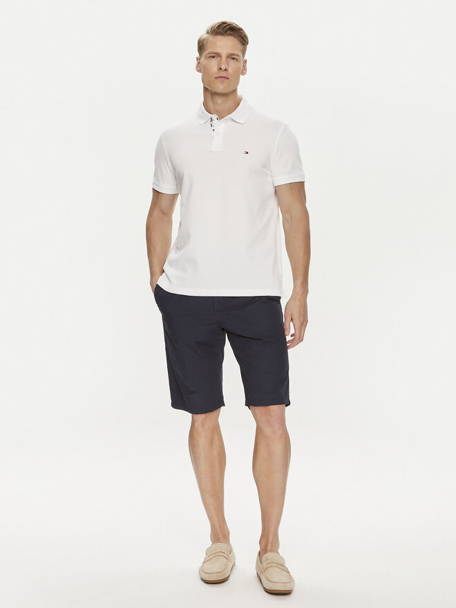 Tommy Hilfiger Tommy Hilfiger Poloshirt Palm Under Collar MW0MW34738 Weiß Regular Fit