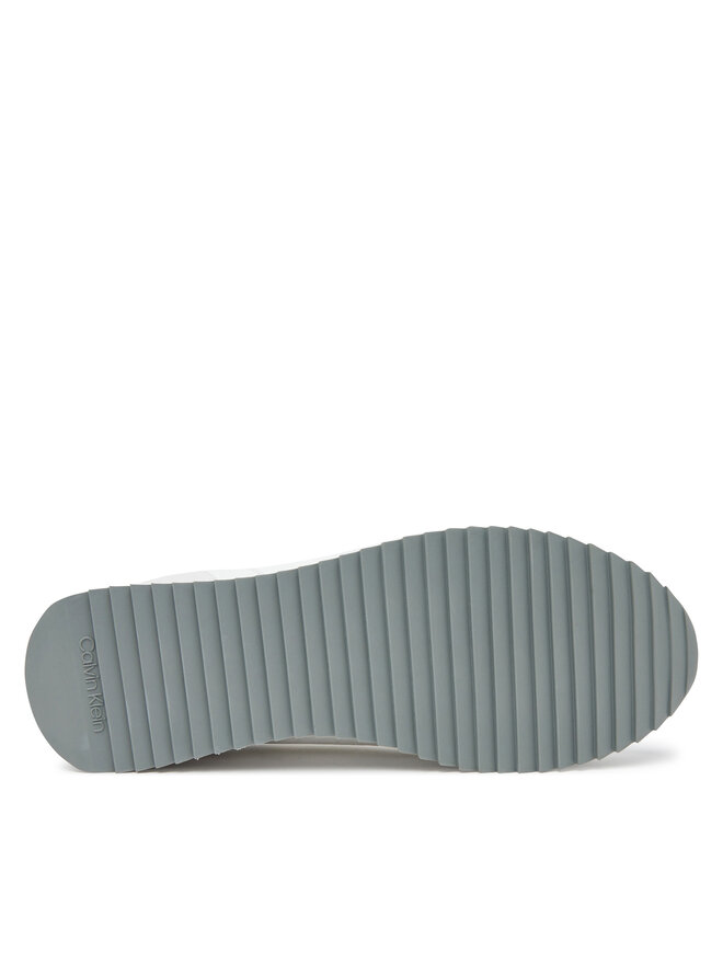Calvin Klein Сникърси Calvin Klein Low Top Lace Up Lth Mono HM0HM01807 Сив