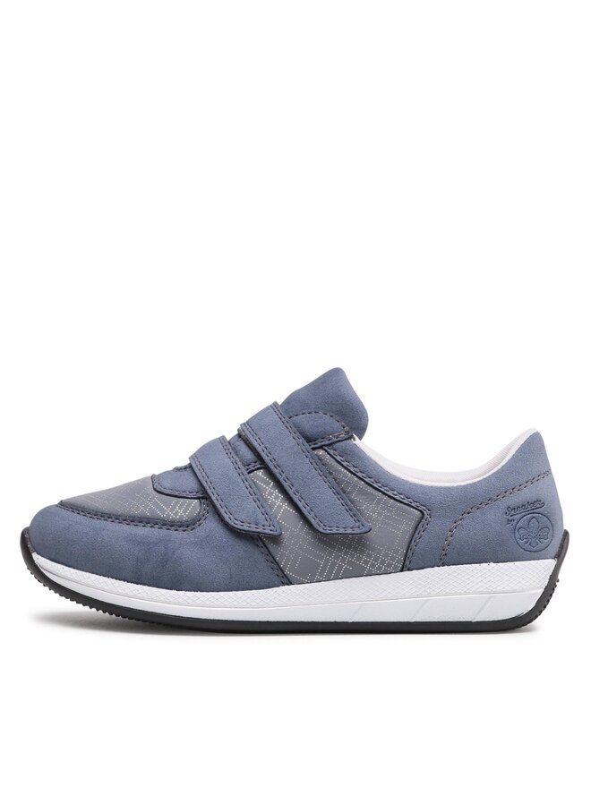 Rieker Sneakersy Rieker N1168-14 Modrá
