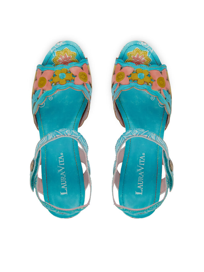 Laura Vita Sandalen Laura Vita Framboiseo 34 Türkisfarben