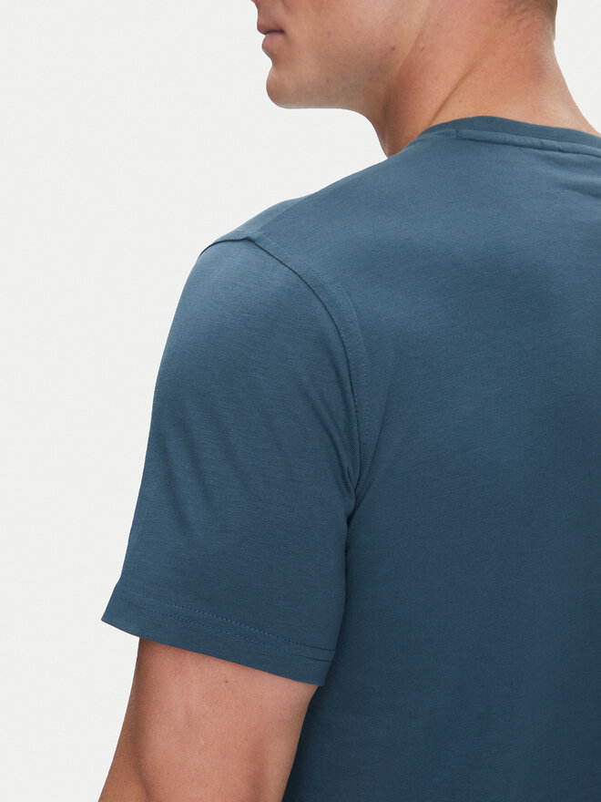 Barbour Barbour T-shirt Devon MTS1391BU18 Blu scuro Regular Fit