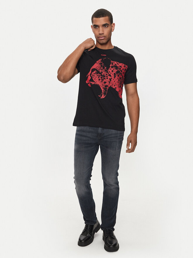 HUGO HUGO Camiseta Dikobra 50519013 Negro Regular Fit