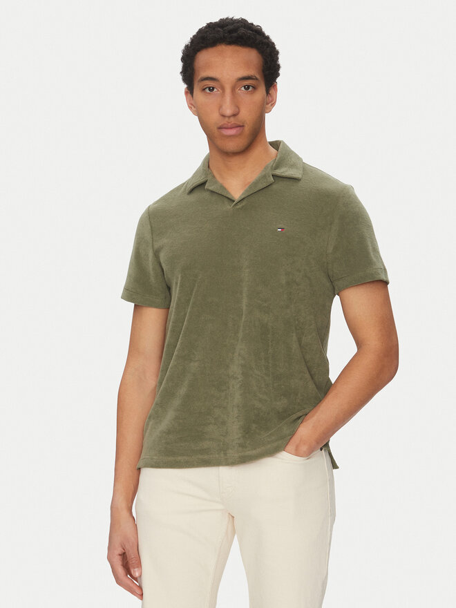 Tommy Hilfiger Tommy Hilfiger Pólóing MW0MW38479 Zöld Regular Fit