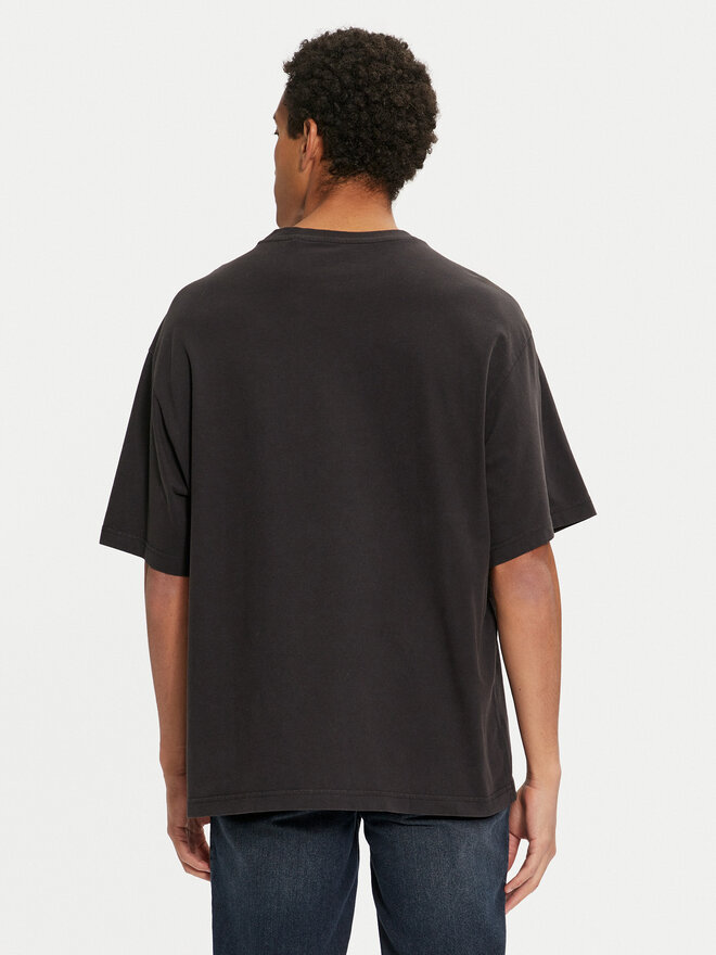 Mustang Mustang T-Shirt Akron 1015658 Μαύρο Relaxed Fit