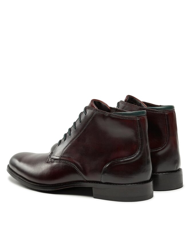 Clarks Schnürschuhe Clarks Craftarlo Hi 261734597 Dunkelrot