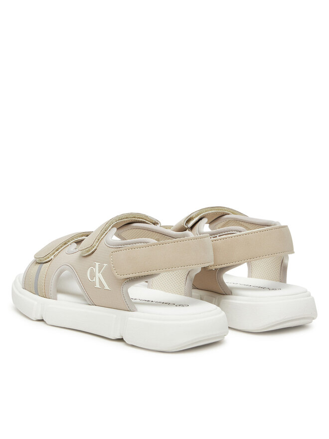 Calvin Klein Jeans Sandali Calvin Klein Jeans V3B2-83024-1692 D Écru