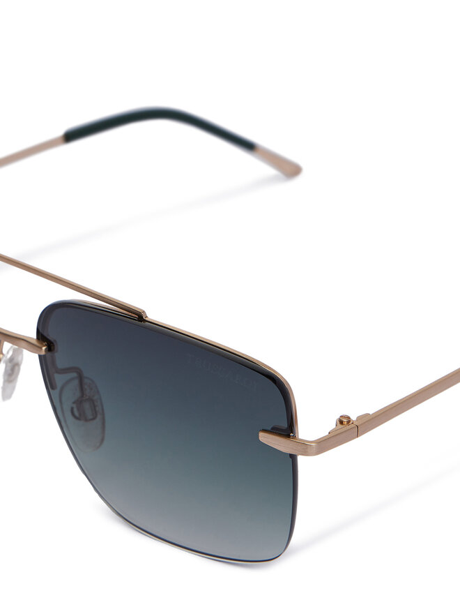 Trussardi Okulary przeciwsłoneczne Trussardi TSM3025 Zielony