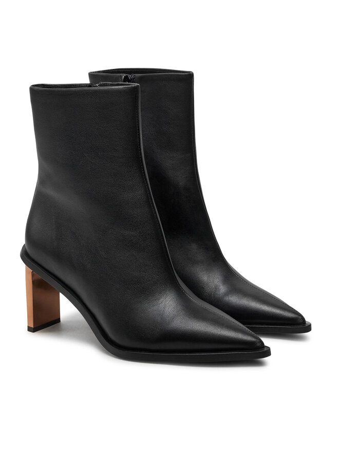 Calvin Klein Botines Calvin Klein Ankle Boot 70 Lth HW0HW02092 Negro