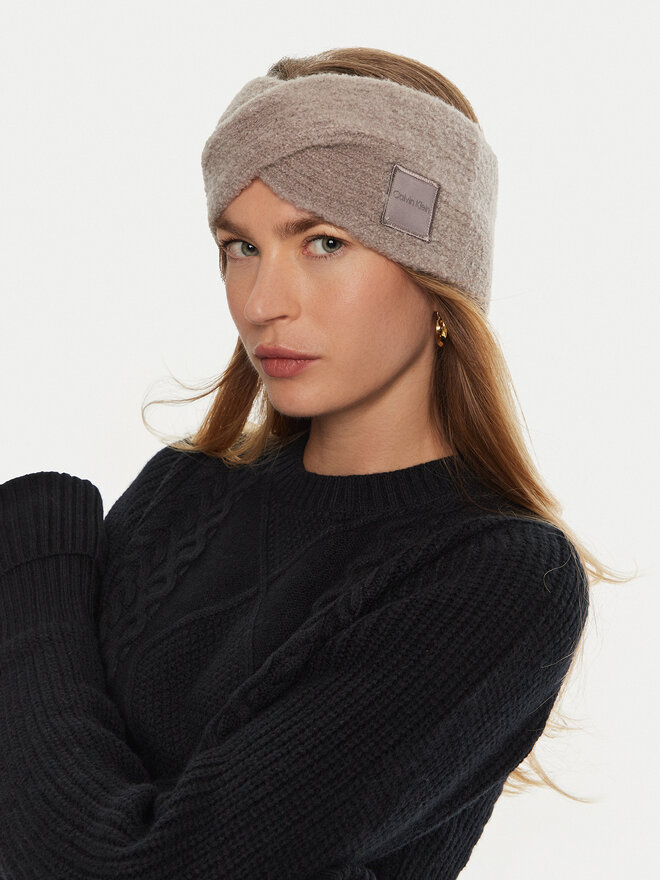 Calvin Klein Auduma matu lente Calvin Klein Modern Patch K60K612694 Bēšs