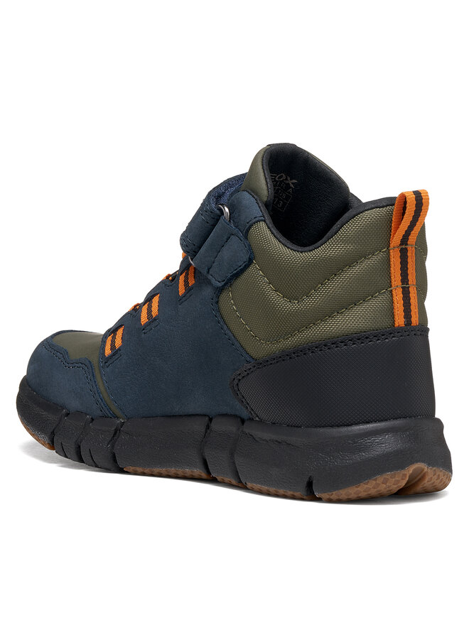 Geox Schnürschuhe Geox J Flexyper Boy B Abx J949XA 033FU CF4A3 M Dunkelblau