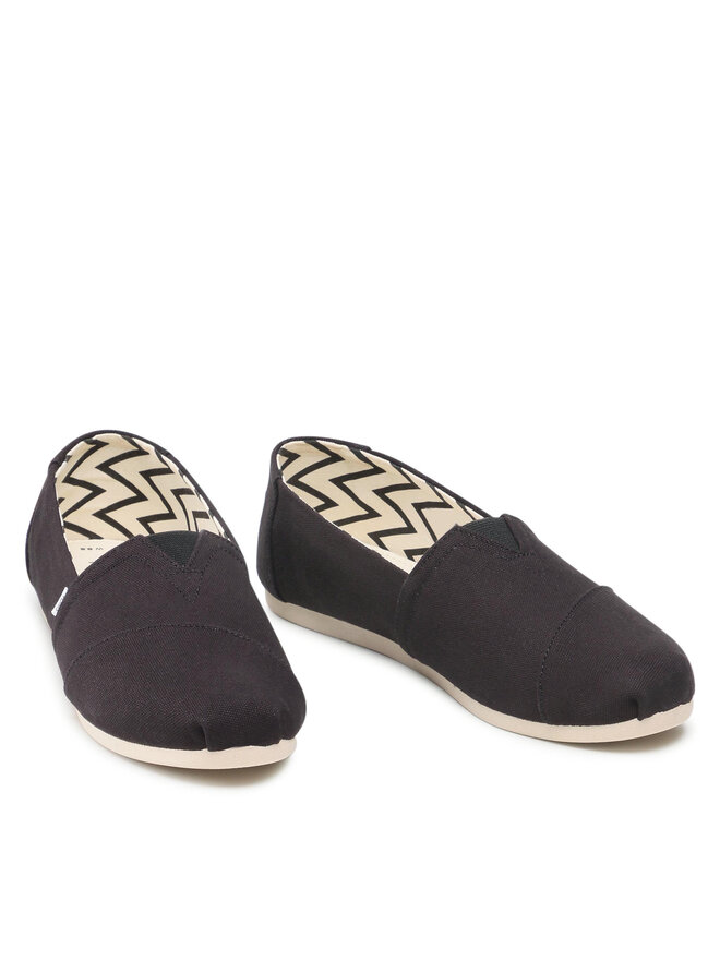 Toms Īsi apavi Toms Alpargata 10017732 Melns