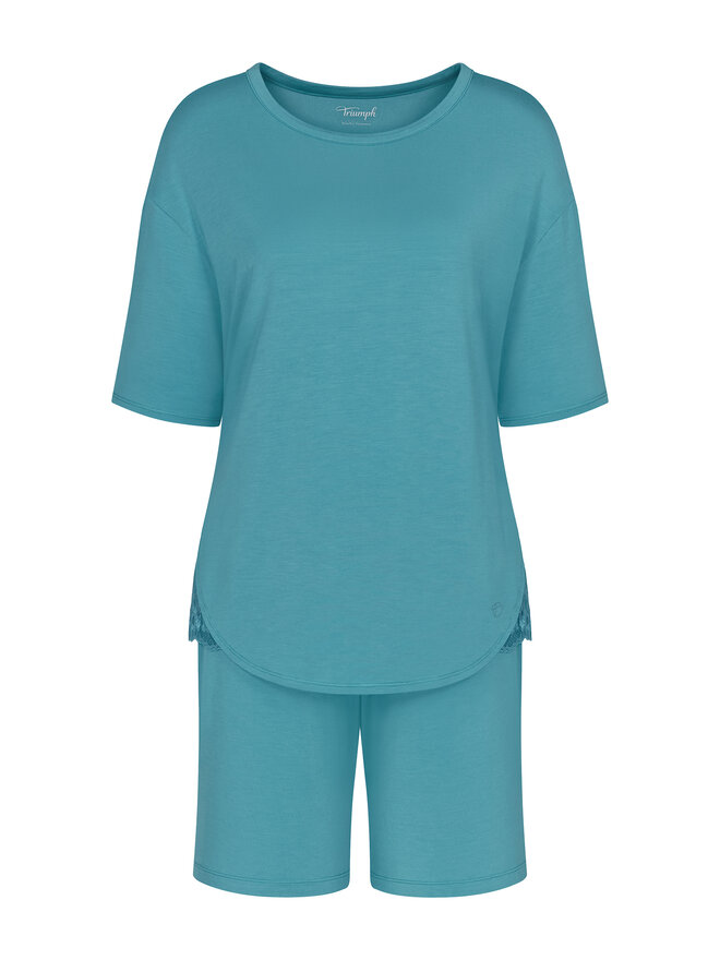 Triumph Triumph Πιτζάμα Timeless Sensuality 10222627 Τυρκουάζ Relaxed Fit