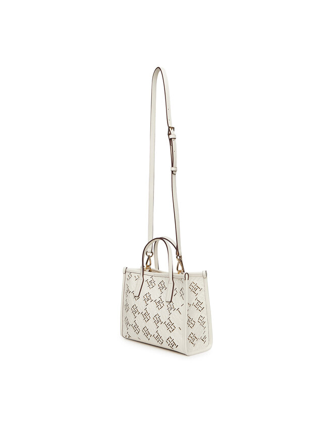 Tommy Hilfiger Handtasche Tommy Hilfiger Th City Mini AW0AW17500 Écru
