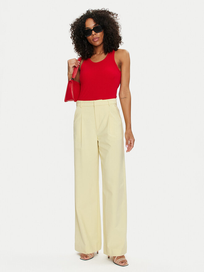 Pieces Pieces Felső Anibi 17150269 Piros Regular Fit