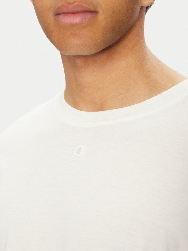 Champion Champion Футболка 117537 Écru Loose Fit
