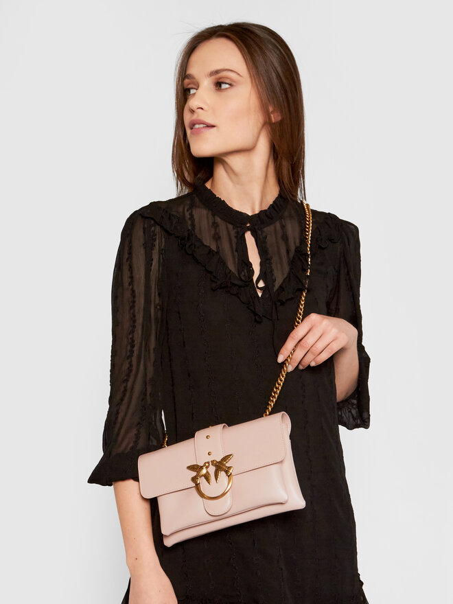 PINKO Τσάντα Pinko Love Mini Soft Simply 5 Cl PE 21 PLTT 1P2288 Y6XT Ροζ