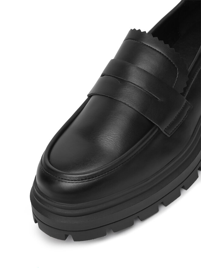 DeeZee Loafersy DeeZee 58682-8 Czarny