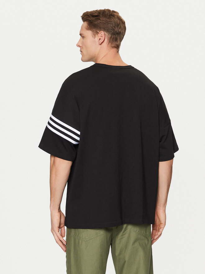 adidas adidas Marškinėliai Neuclassics JC9935 Juoda Regular Fit
