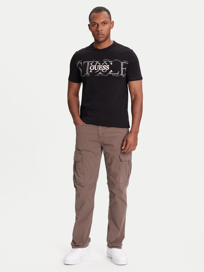 Guess Guess T-Shirt M5YI14 I3Z14 Μαύρο Regular Fit