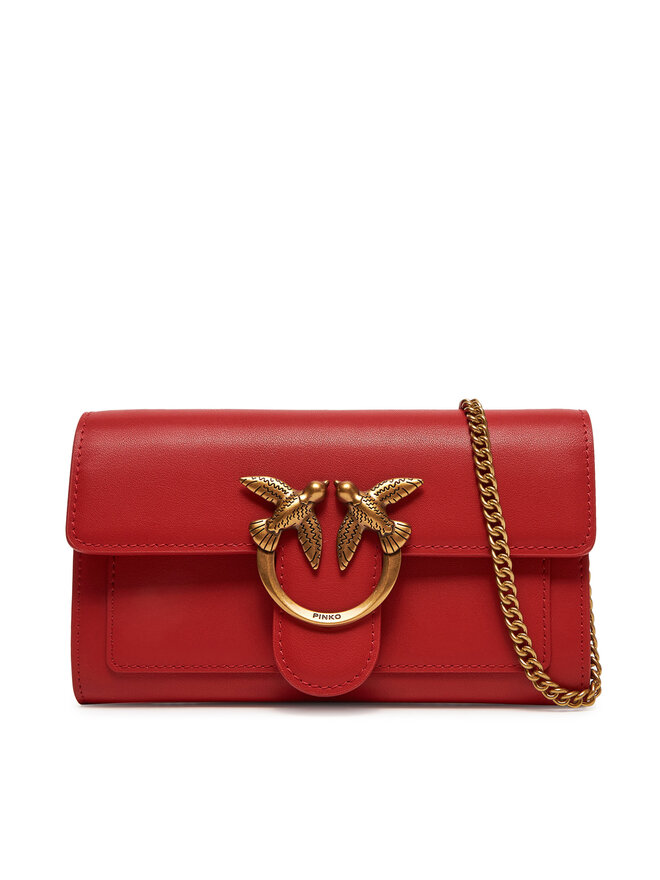 PINKO Handtasche PINKO Love One Wallet C PE 25 PLTT 100062 A0GK Rot