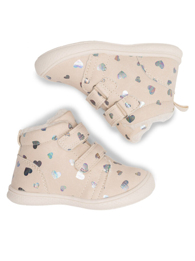 Nelli Blu Kotníková obuv Nelli Blu CM221028-9 Béžová