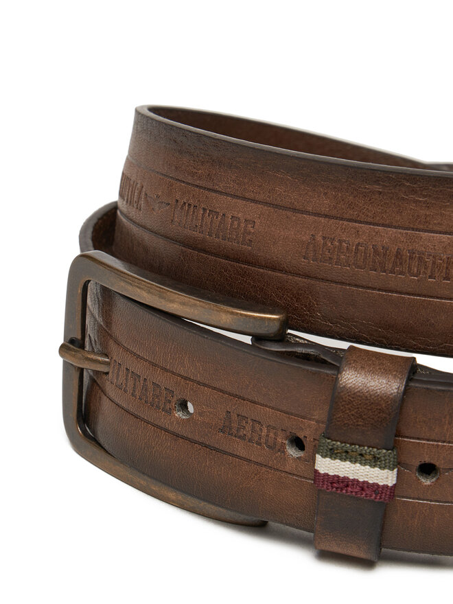 Aeronautica Militare Pasek Męski Aeronautica Militare 251CP262PL274 Brązowy