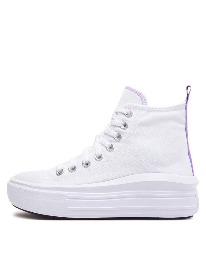Trampki Converse Chuck Taylor All Star Move Platform A03667C Bia y eobuwie .pl
