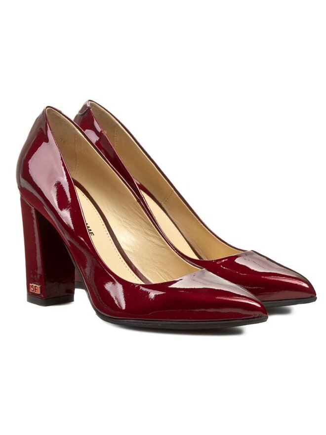 Solo Femme Pumps Solo Femme 14101-13-D46/000-04-00 Dunkelrot