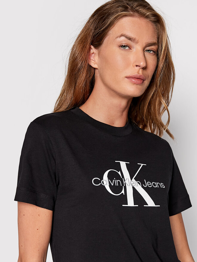 Calvin Klein Jeans Calvin Klein Jeans T-Shirt J20J219142 Μαύρο Regular Fit