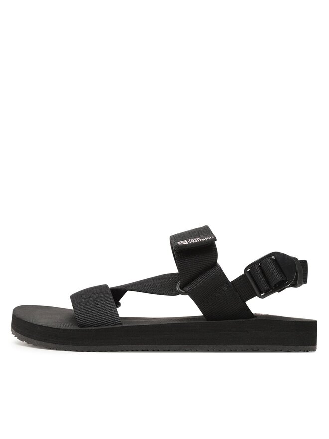 Jack Wolfskin Sandały Jack Wolfskin Urban Entdeckung Belt Sandal W 4056801 Czarny