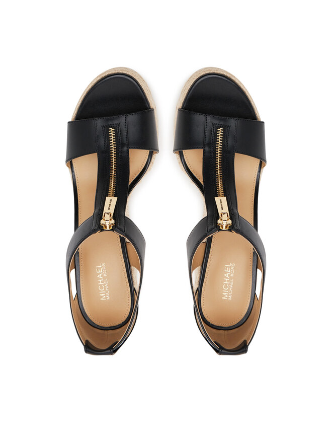 MICHAEL Michael Kors Espadrilles MICHAEL Michael Kors Barkley Leather 40R4BRMS1L Schwarz