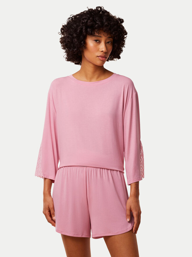 Triumph Triumph Pyjamashorts Aura Spotlight 10221415 Rosa Relaxed Fit