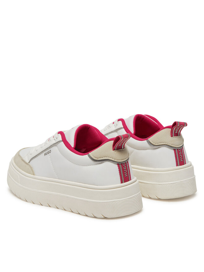HUGO Sneakersy HUGO Lyssa Tenn 50536343 Biela