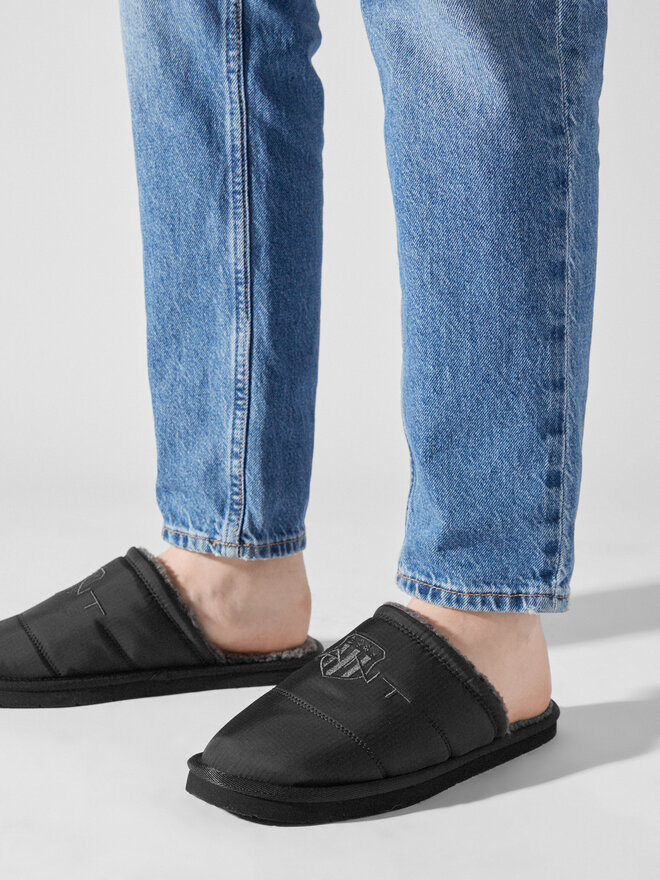 Gant Тапочки Gant Tamaware Homeslipper 27698378 Чорний