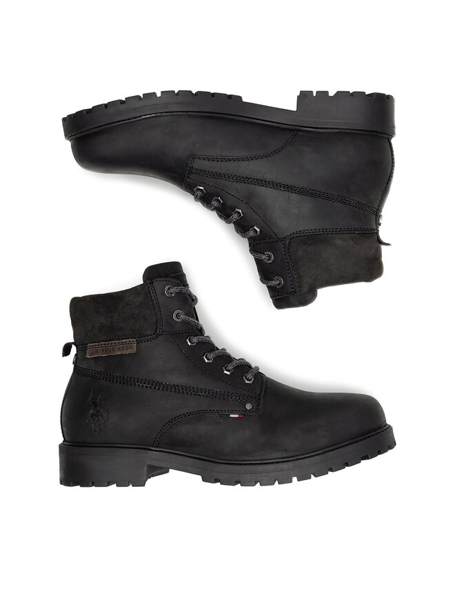 U.S. Polo Assn. Schnürstiefeletten U.S. Polo Assn. YUMI002M/DL1 Schwarz