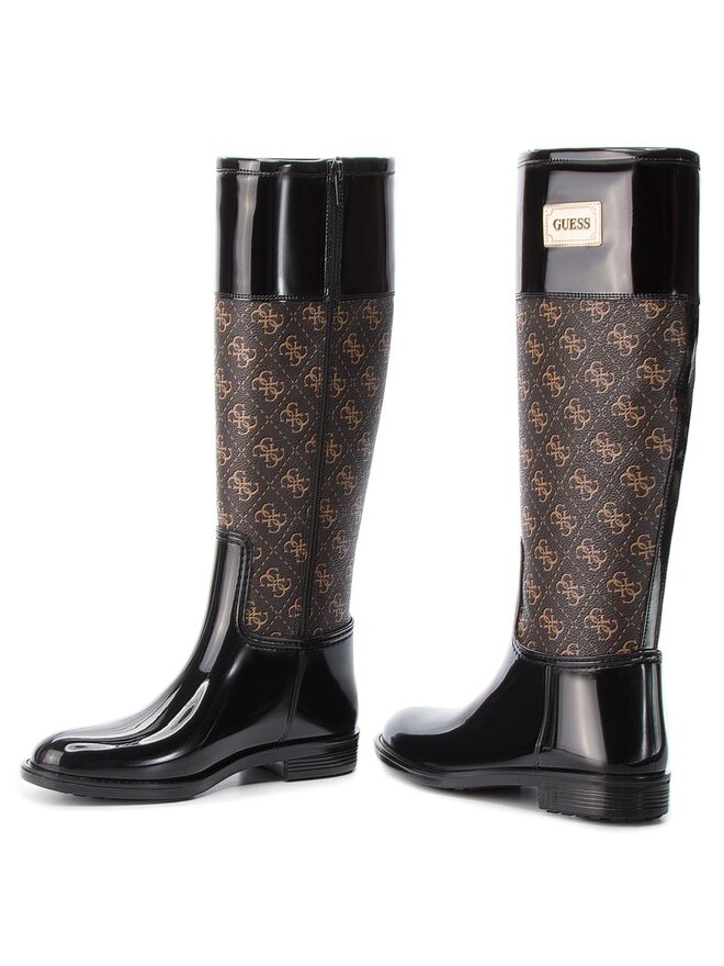 Guess Gumijasti škornji Guess FLSSY3 RUB11 Rjava