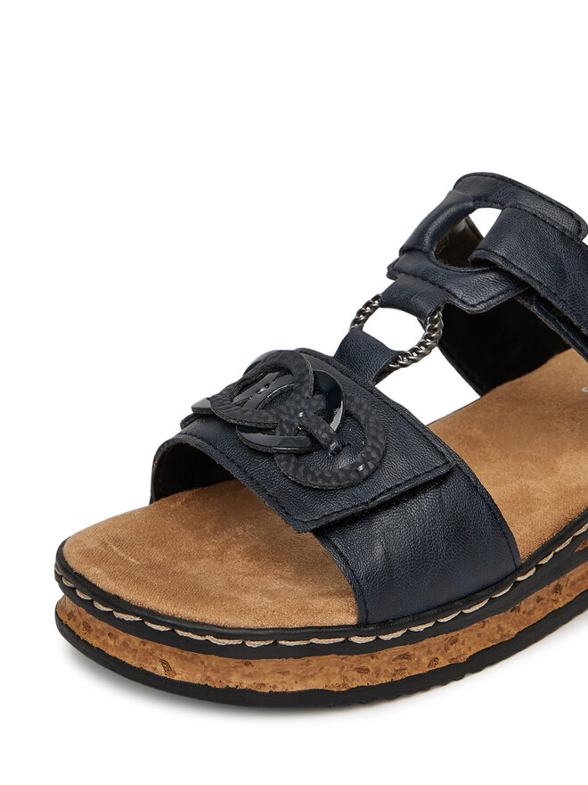 Rieker Pantoletten Rieker 62936-14 Dunkelblau