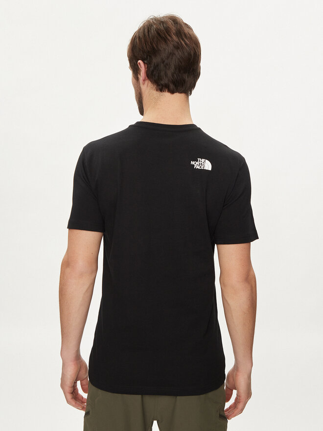 The North Face The North Face Marškinėliai Woodcut Dome NF0A87NX Juoda Regular Fit