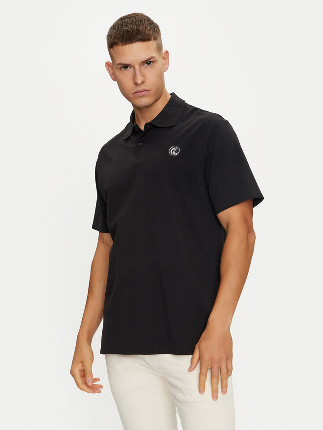 Just Cavalli Just Cavalli Poloshirt 76OAGG23 Schwarz Regular Fit