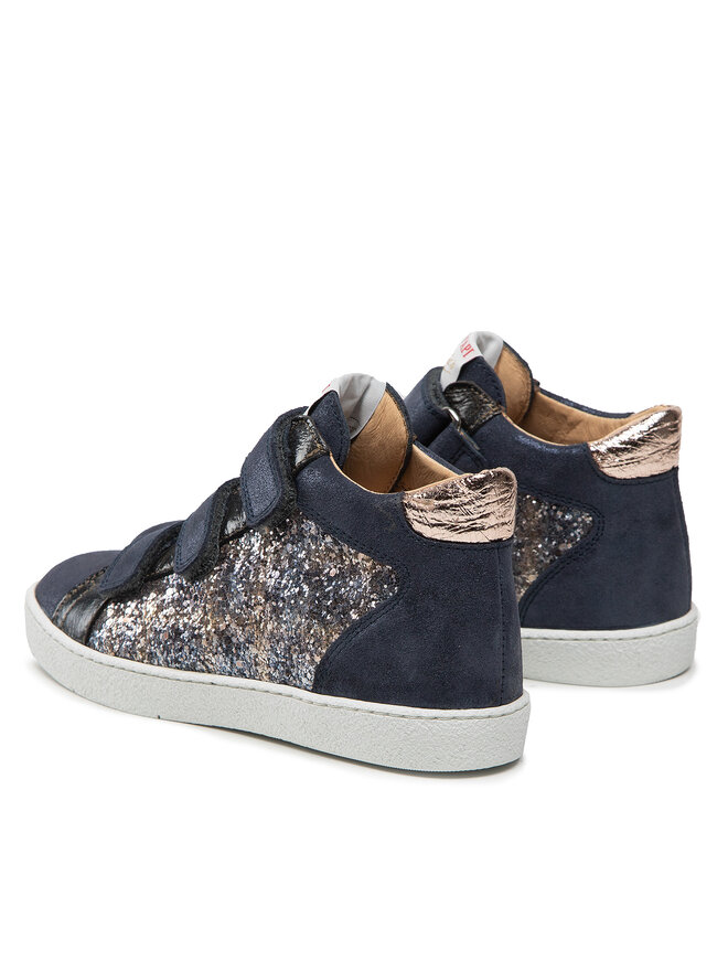 Pom d'Api Sneakersy Pom d'Api Top Easy Top N1UCAH0402 Tmavomodrá