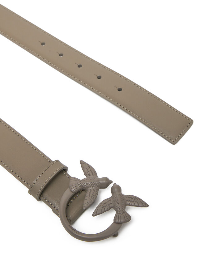 PINKO Damengürtel PINKO Love Berry H3 Belt PE 25 PLT01 100125 A1K2 Grau